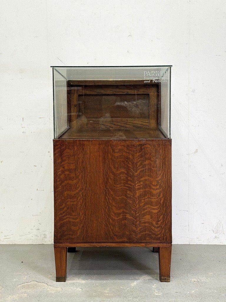 ショーケース　アンティーク 1900-20's アンティーク ウッド ショーケース - アンティーク