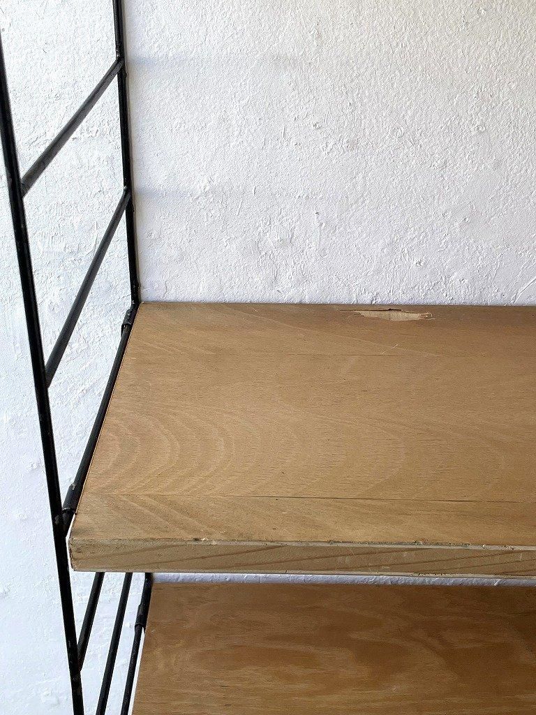 THE SHELF / 無垢 杉 ヴィンテージスタイル × Black Steel