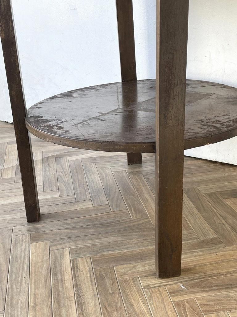 ヴィンテージ ウッドサイドテーブル ヴィンテージ ウッド サイドテーブル - アンティーク