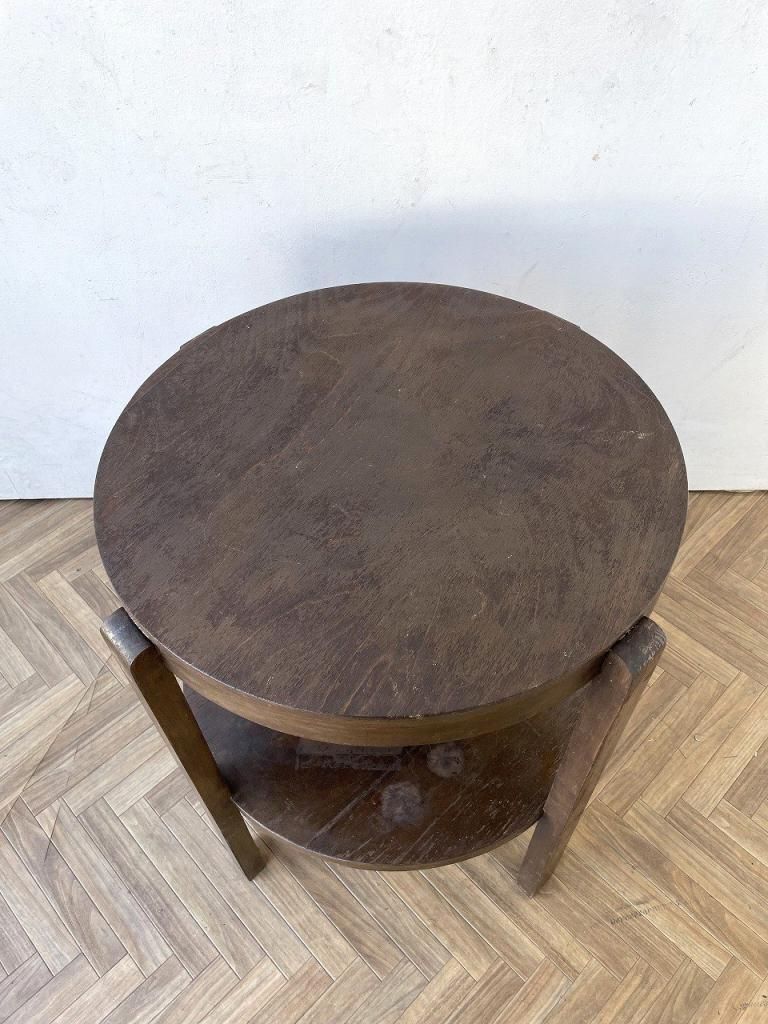 ヴィンテージ ウッドサイドテーブル ヴィンテージ ウッド サイドテーブル - アンティーク