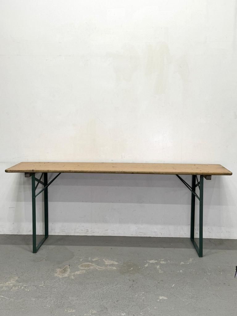 ビンテージ古家具◾️ 折り畳み式 フォールディングテーブル / 作業机 d3844bb0a4e1ed45bae0b42e55ec08