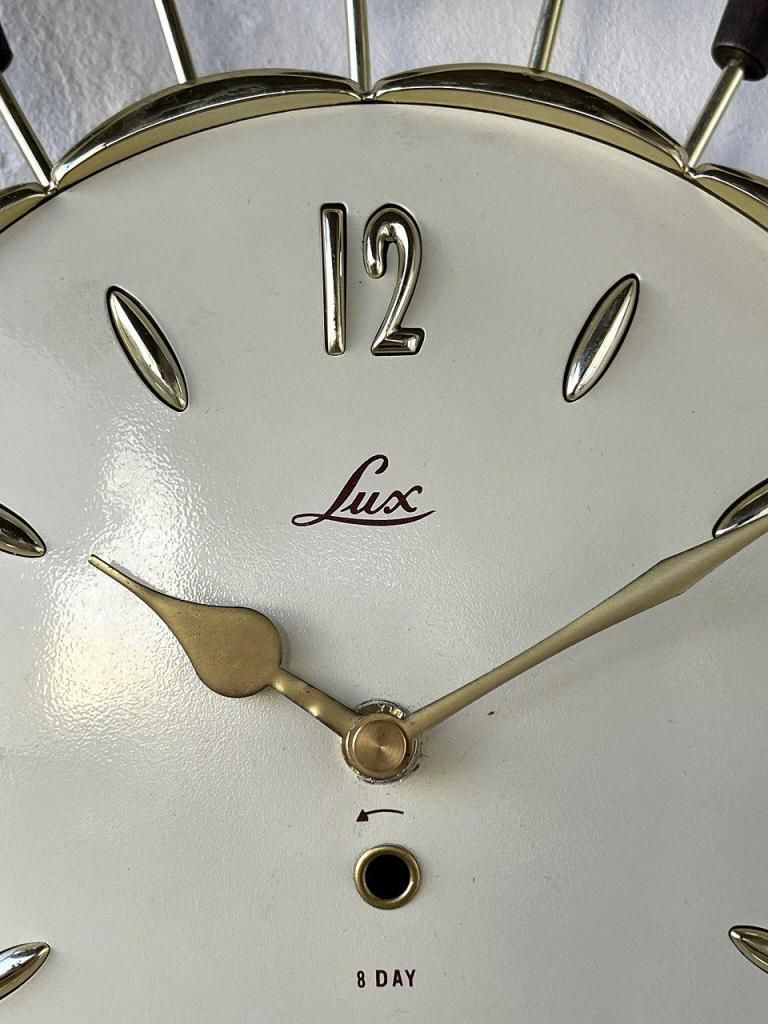 ビンテージ　スターバースト ウォールクロック　キャンドルホルダー 60's ビンテージ スターバースト ウォールクロック キャンドル