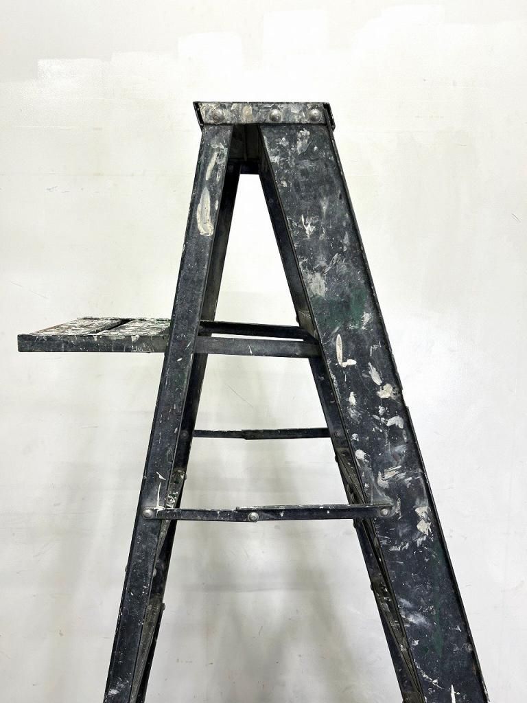 ヴィンテージ アルミ ラダー / はしご - アンティーク、ビンテージの