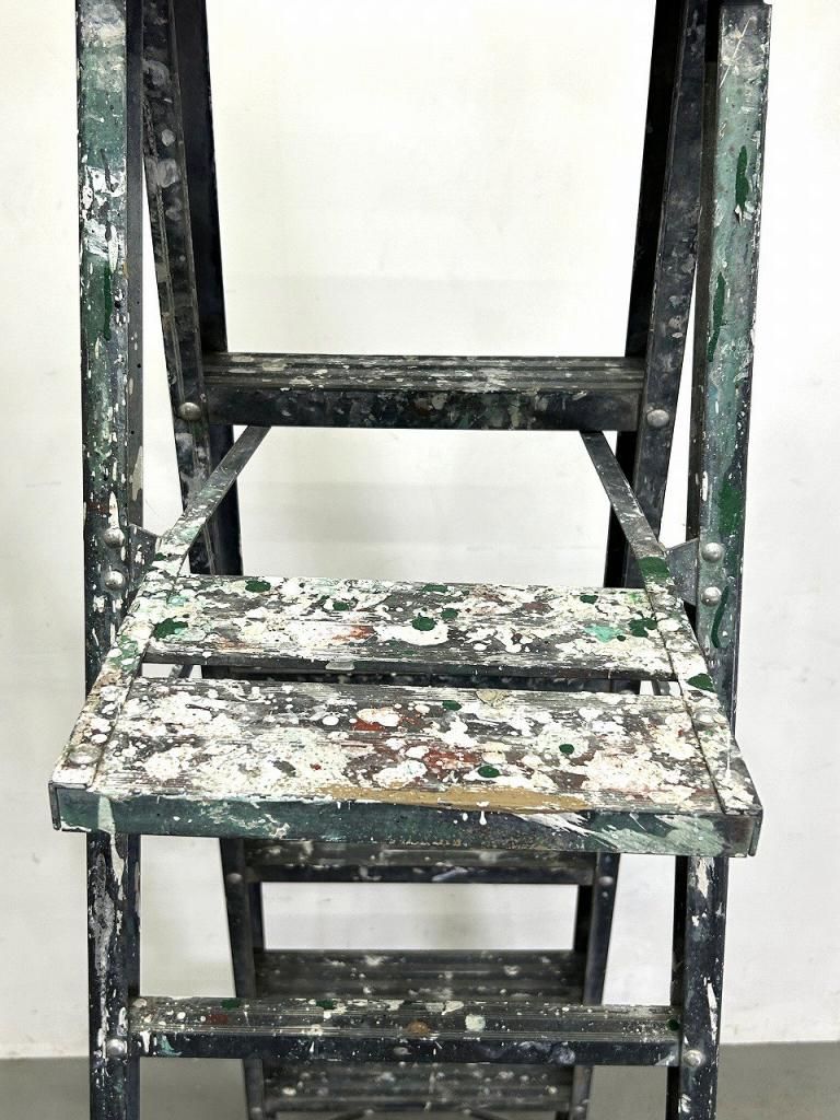 ヴィンテージ アルミ ラダー / はしご - アンティーク