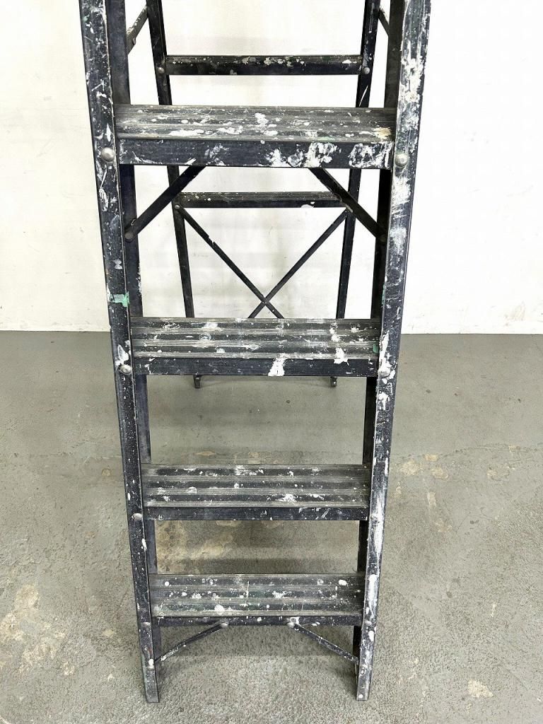ヴィンテージ アルミ ラダー / はしご - アンティーク