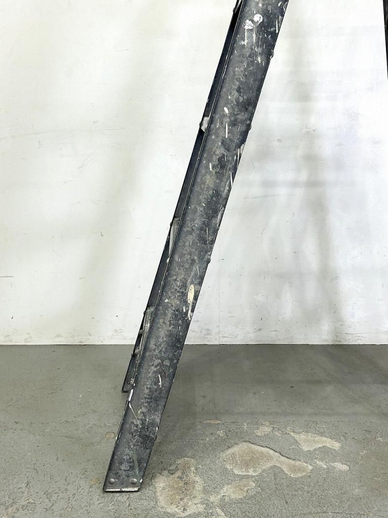 アルミ　古道具 ヴィンテージ アルミ ラダー / はしご - アンティーク