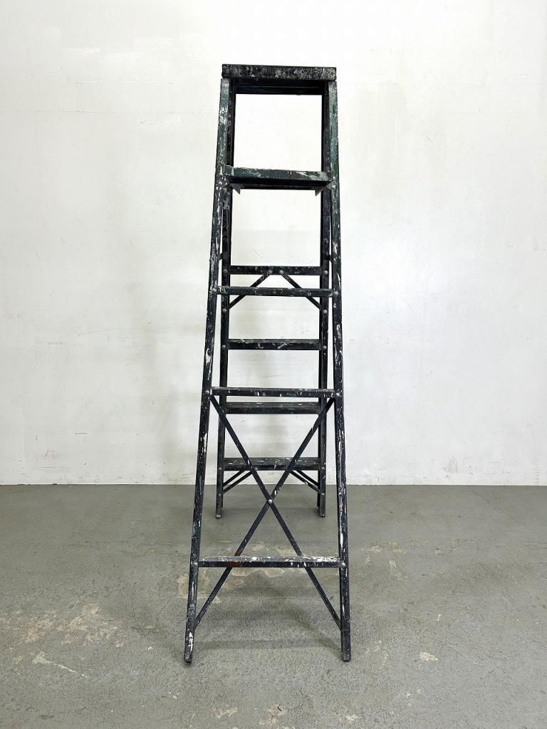 アンティーク　ヴィンテージ　ラダー ヴィンテージ アルミ ラダー / はしご - アンティーク