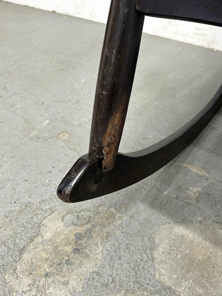 1*3様 ビンテージ　ロッキングチェア　モケット　☆ミッドセンチュリー　昭和レト 1*3様 ビンテージ ロッキングチェア モケット ☆ミッド