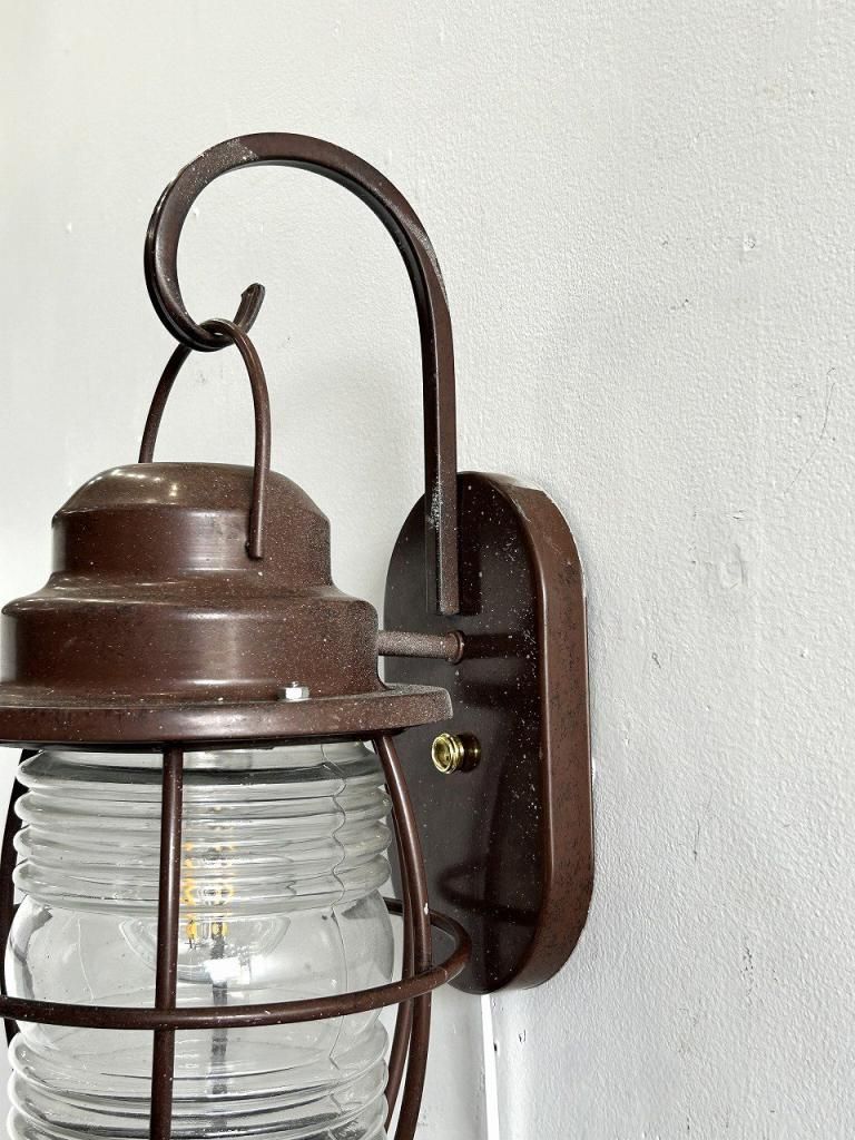 ヴィンテージ ランタンモチーフ ブラケットランプ - アンティーク
