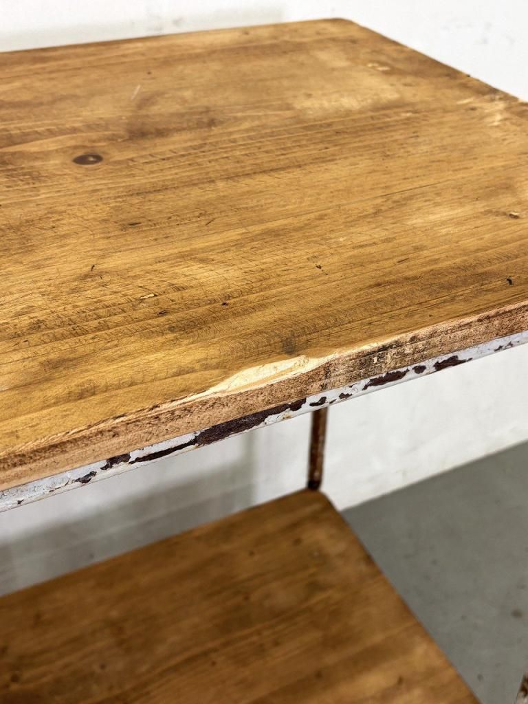 ヴィンテージ インダストリアル サイドテーブル - アンティーク