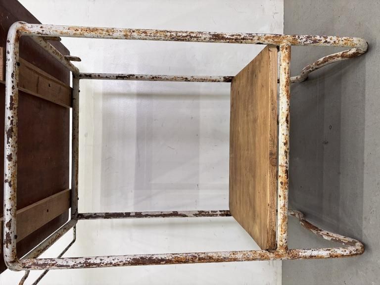 ヴィンテージ インダストリアル サイドテーブル - アンティーク