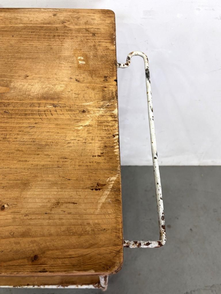 ヴィンテージ インダストリアル サイドテーブル - アンティーク