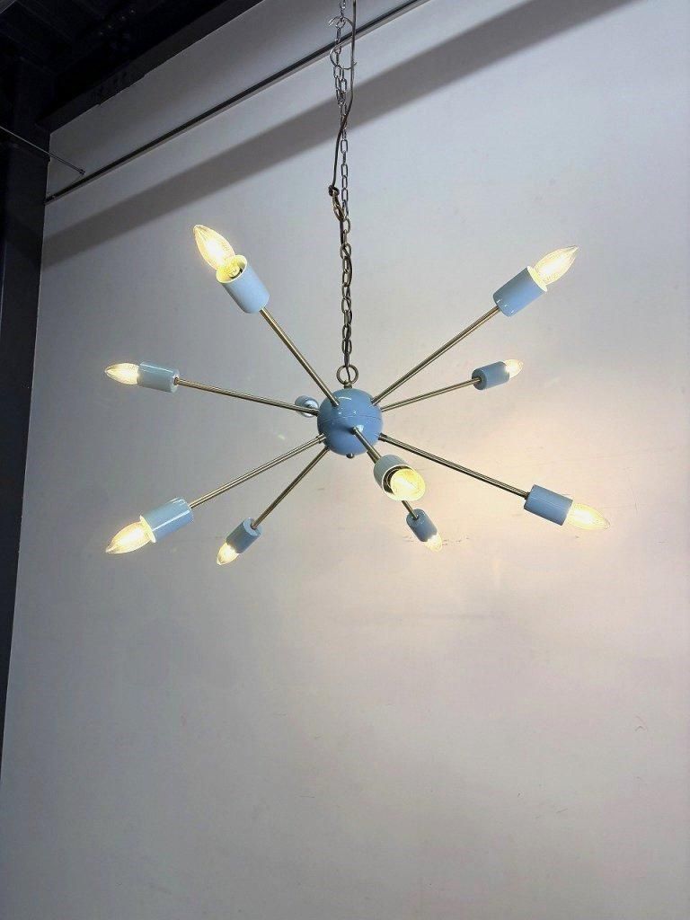 ダルトン スプートニクランプ 10灯 10灯 スプートニク ランプ - アンティーク、ビンテージの