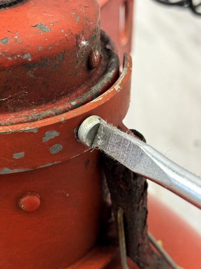 インダストリアル　ビンテージ　ランプ　1095 ヴィンテージ インダストリアル ペンダントランプ(Red