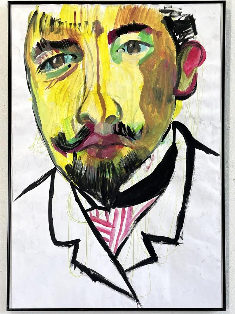 ヴィンテージ ペイントアート ポスター - アンティーク、ビンテージの