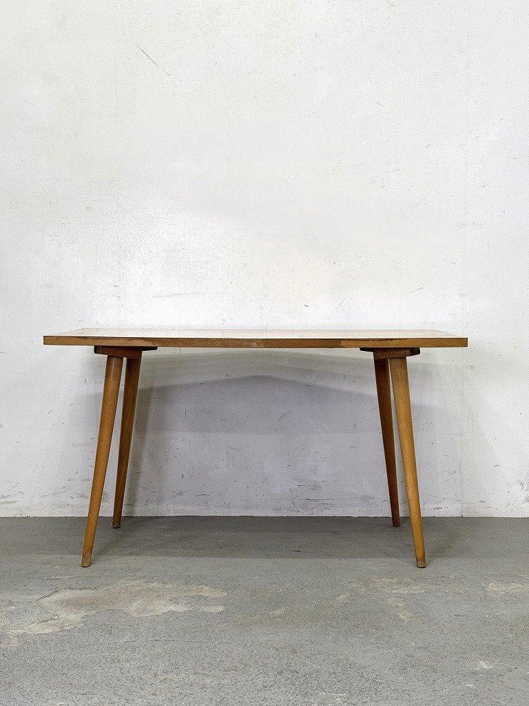 アンティーク　家具　テーブル　花台　ヴィンテージ　ローテーブル 1960-70's ヴィンテージ ウッド ローテーブル/チェス台
