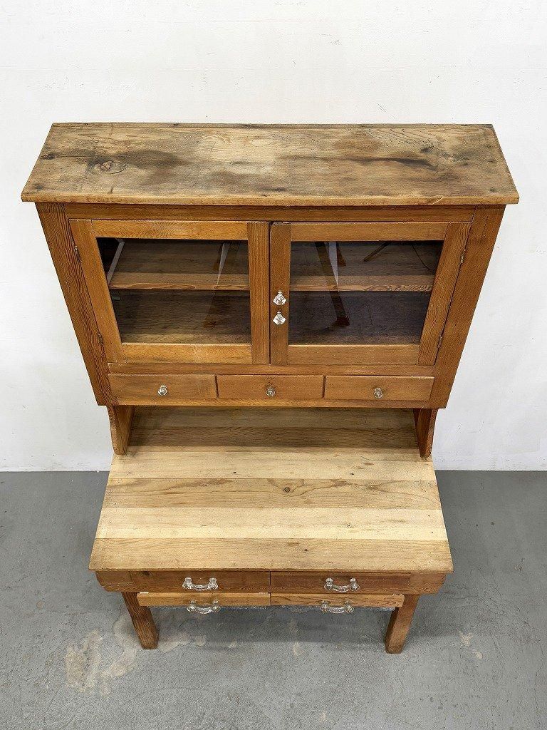 1930-40's アンティーク ウッド カップボード - アンティーク