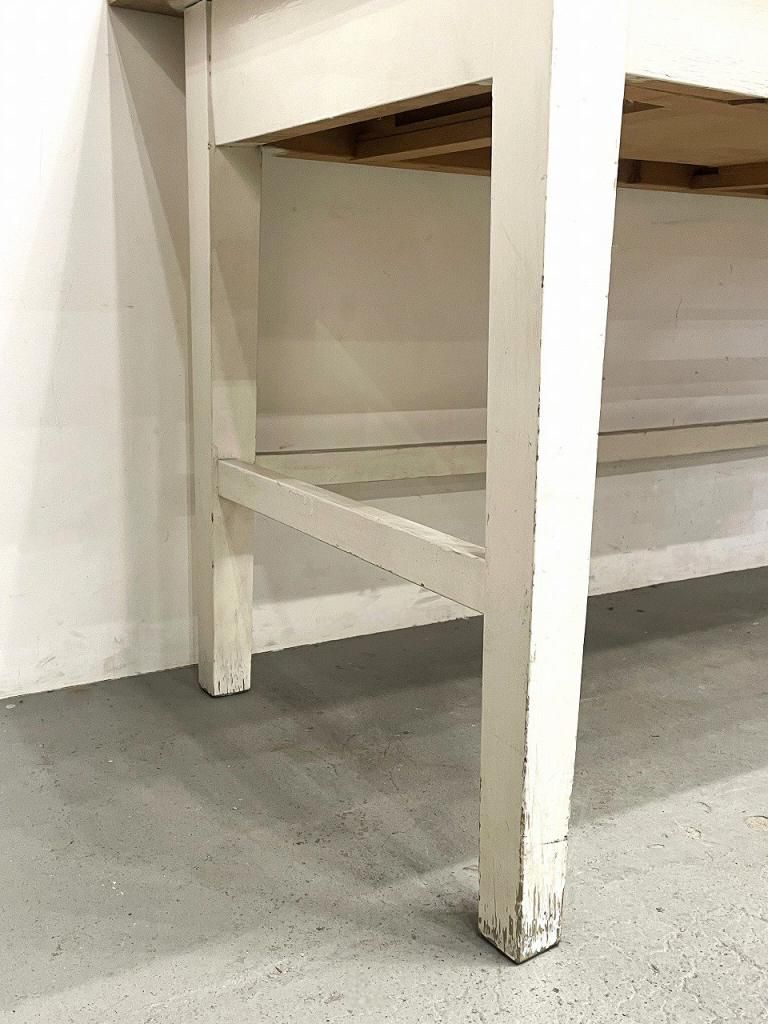 再値下げしました　フランスアンティーク　ウッドワークデーブル Work Table / ワーク テーブル 〈作業台・デスク・店舗什器