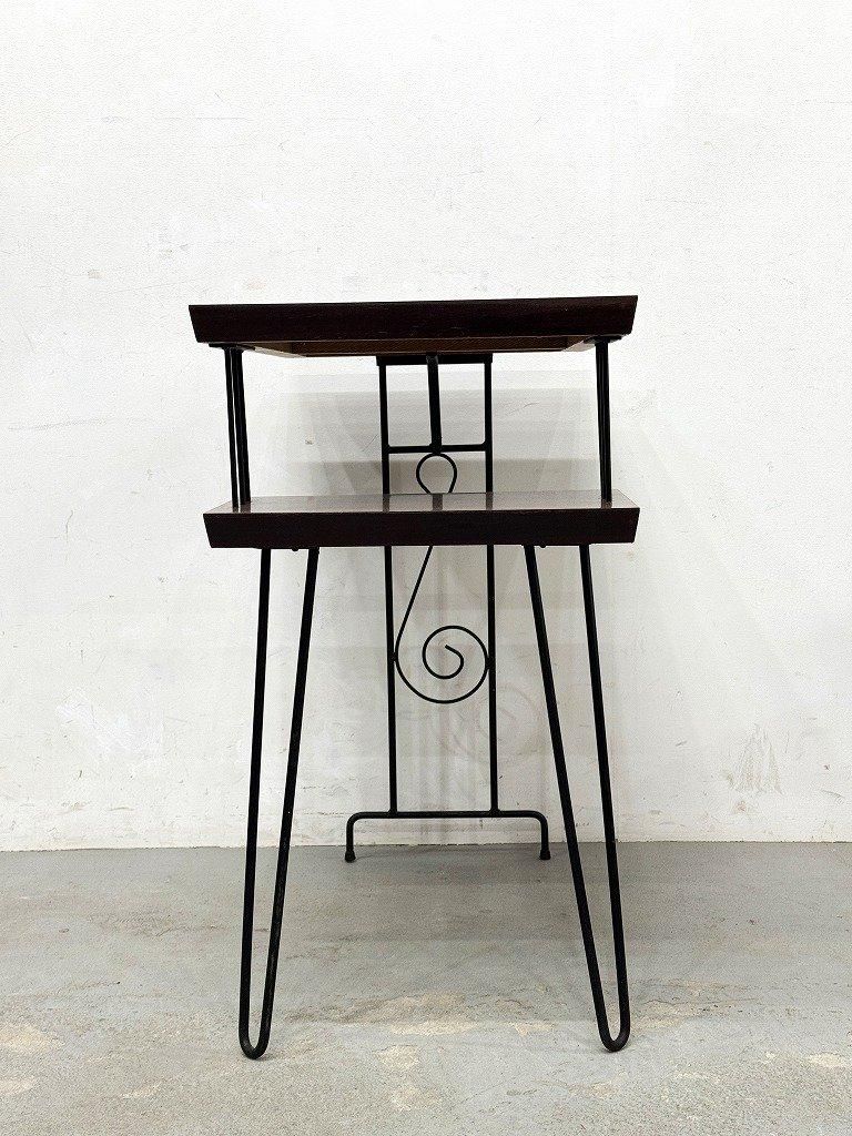 【Minami】ヴィンテージ ウッドアイアンデスク 横幅140cm】ヴィンテージ アイアンウッドデスク｜VINTAGE IRON