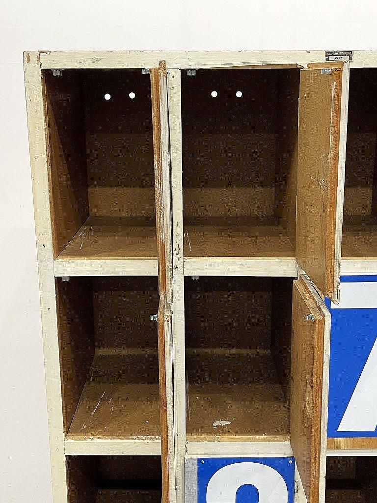 ヴィンテージ　木製ロッカー 1950's ヴィンテージ リメイク ウッド ロッカー - アンティーク