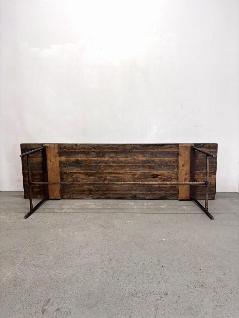 ヴィンテージ インダストリアル ワークテーブル - アンティーク