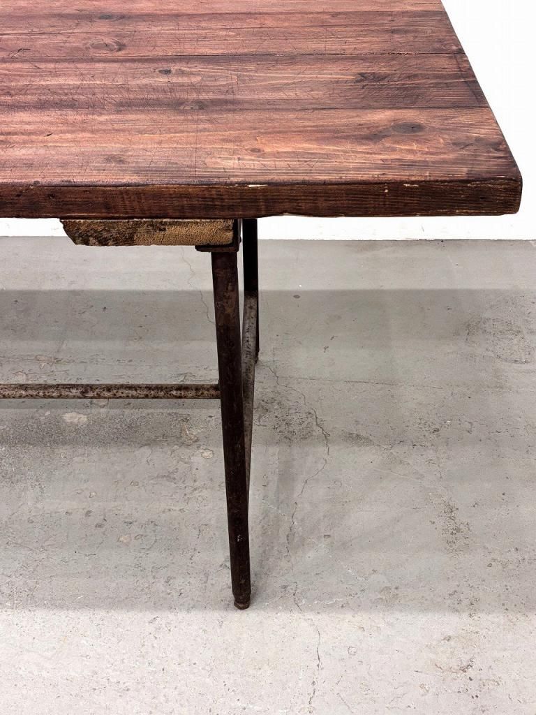 ヴィンテージ インダストリアル ワークテーブル - アンティーク