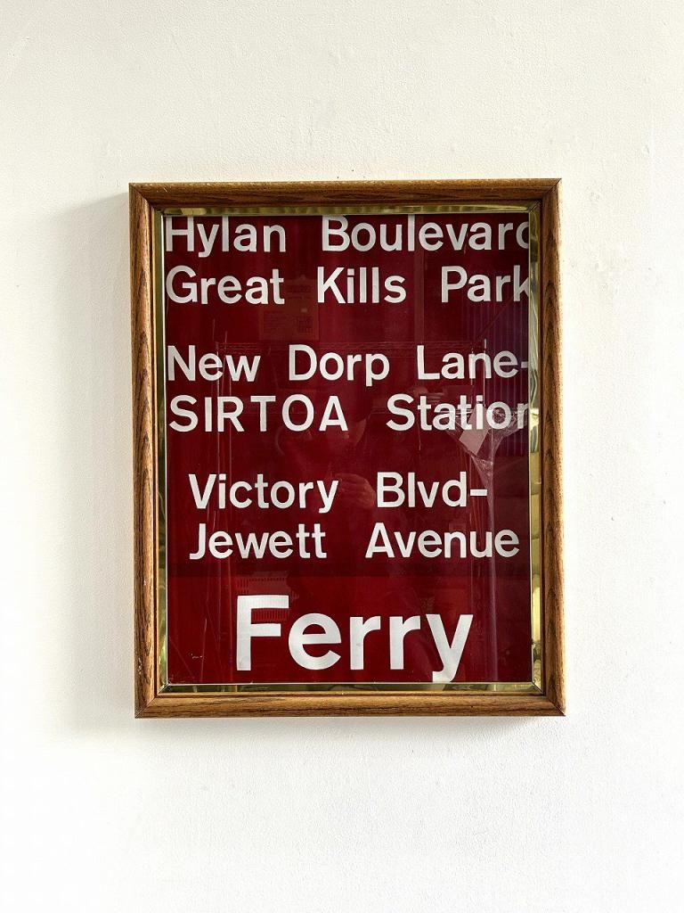 アンティーク バスサイン