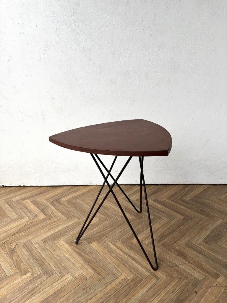 ヴィンテージ ヘアピンレッグ サイドテーブル - アンティーク