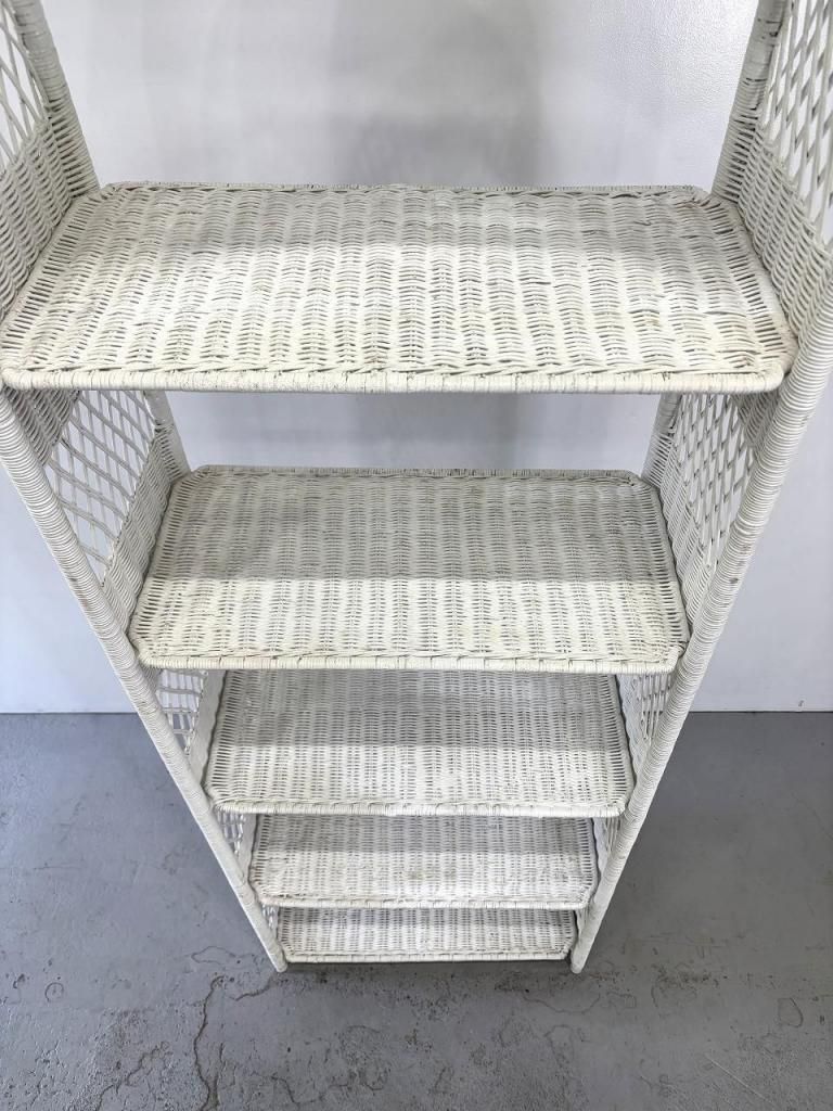 ヴィンテージ ラタン シェルフ - アンティーク、ビンテージの