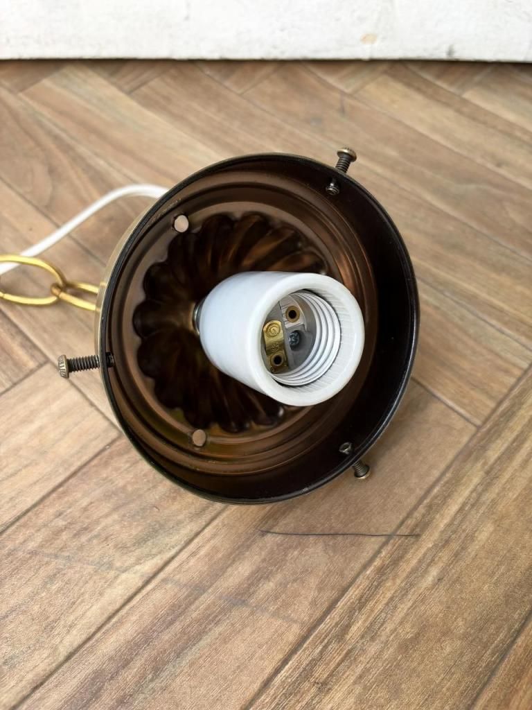 ペンダント　ガラス照明　60s 70s ビンテージ 1960-70's ヴィンテージ カラーガラス ペンダントランプ