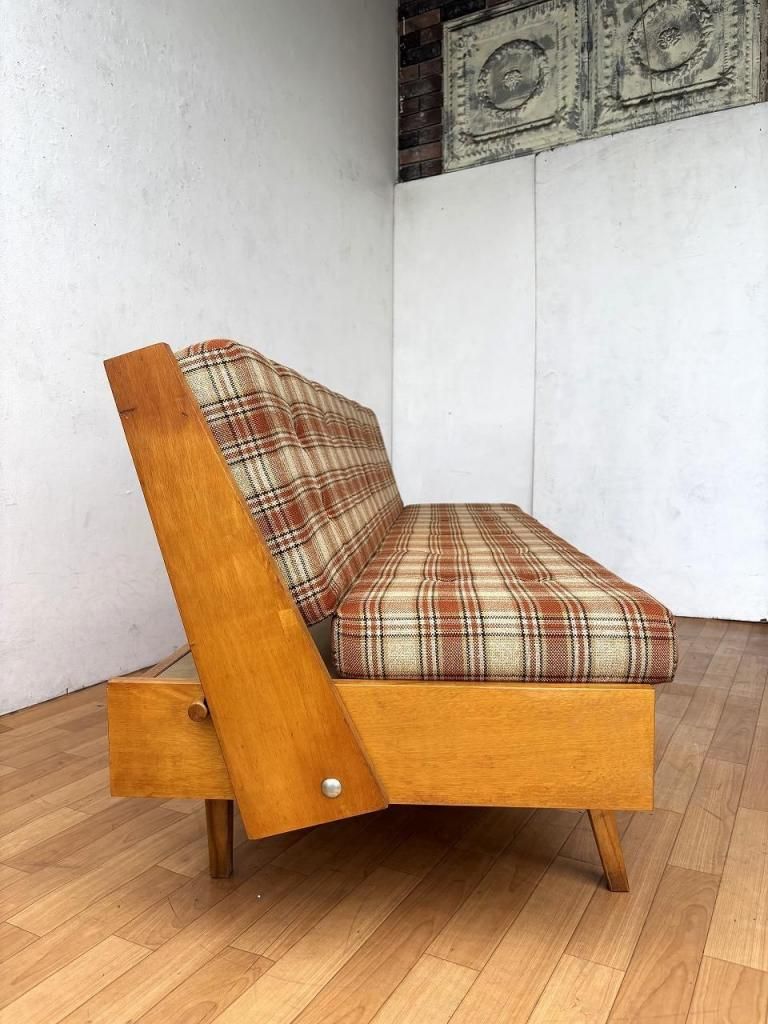 1960's Hikor Písek社製 ヴィンテージ ファブリック 3シーター