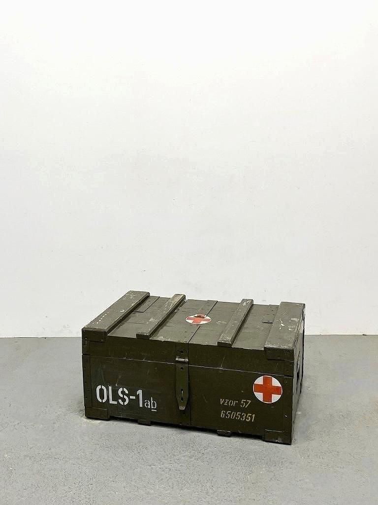 ウッドボックス 木箱 蓋付き U.S ミリタリー アーミー