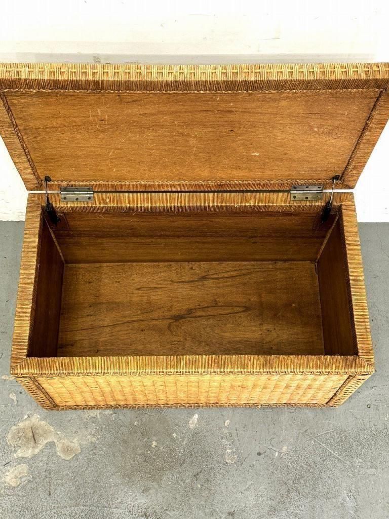 POWELL ラタン編み トランクボックス アンティーク 楽天市場】ラタントランク Sサイズ 【籐編みボックス