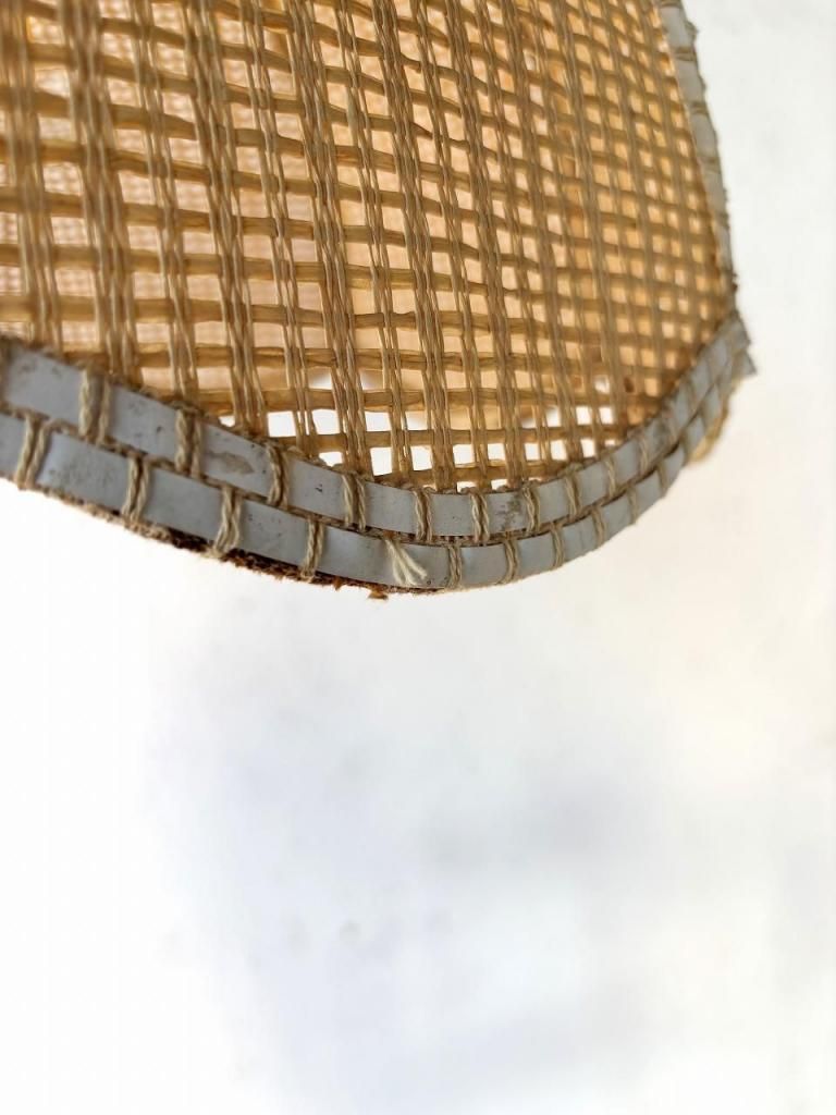 80s ヴィンテージ　ラタンランプ 1970's ヴィンテージ ラタンシェード ペンダントランプ