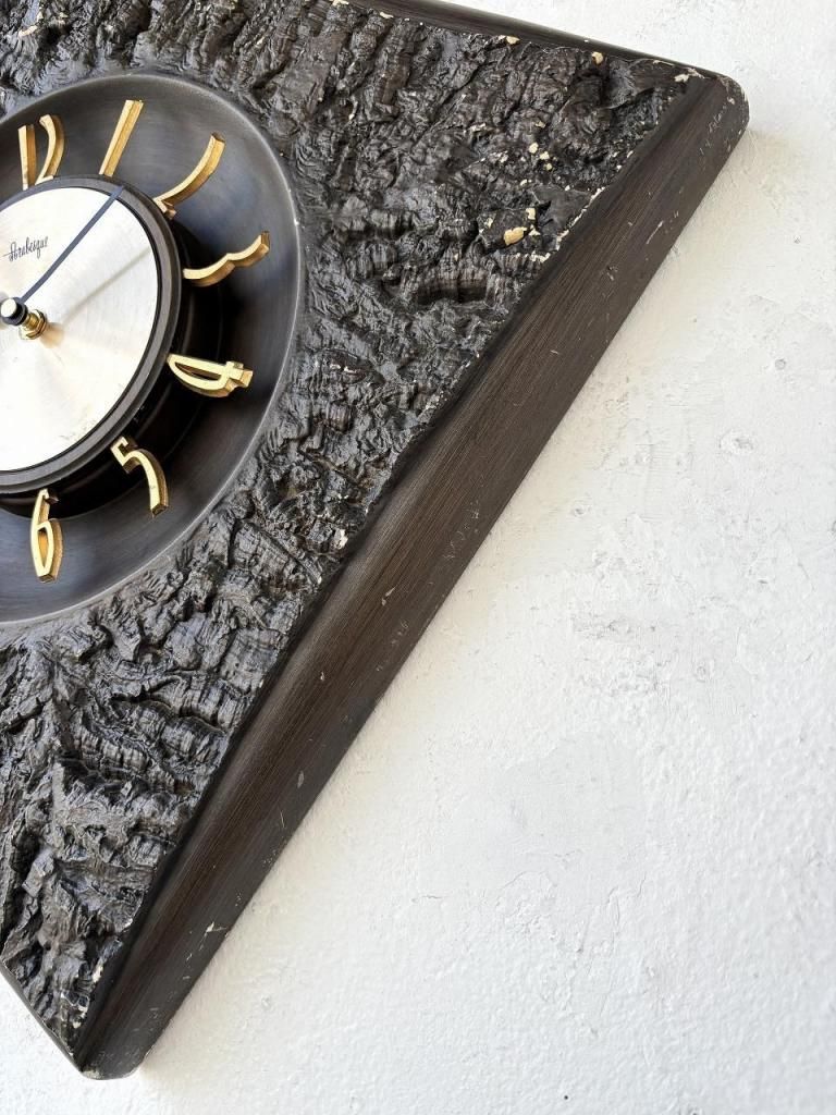 時計　アンティーク　ビンテージ　BURWOOD社製ウォールクロック BURWOOD社製 1960s 1970s ヴィンテージ ウォールクロック 壁掛け時計