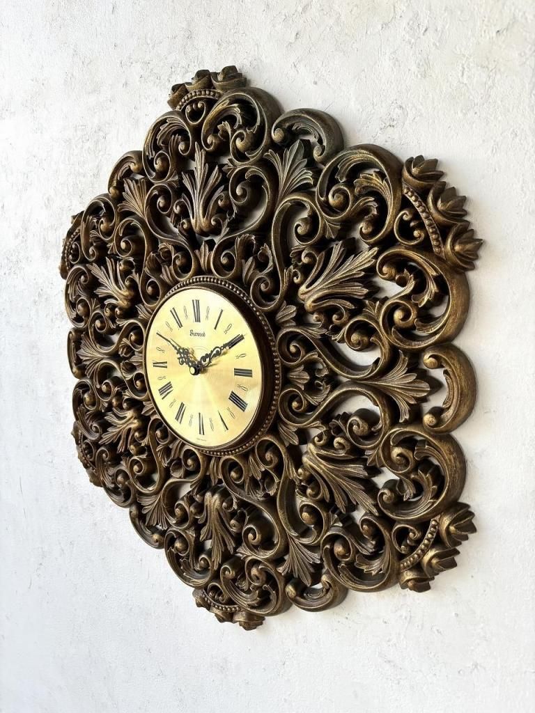 時計　アンティーク　ビンテージ　BURWOOD社製ウォールクロック BURWOOD社製 1970s ヴィンテージ ウォールクロック 壁掛け時計