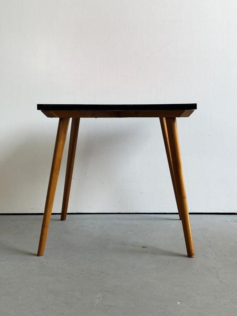 昭和レトロ 古家具 ミッドセンチュリー 木製 北欧カフェテーブル サイドテーブル 1950-60's ヴィンテージ ミッドセンチュリー カフェ/サイド