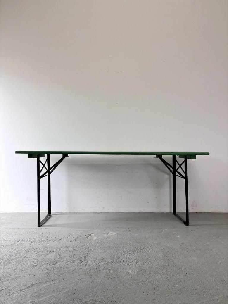 再値下げしました　フランスアンティーク　ウッドワークデーブル ヴィンテージ ウッド フォールディング ワークテーブル