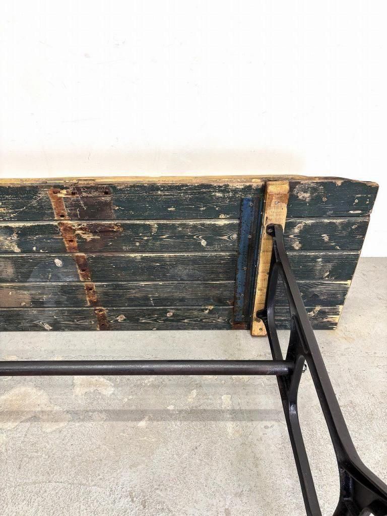 1920-30's ヴィンテージ インダストリアル ワークテーブル