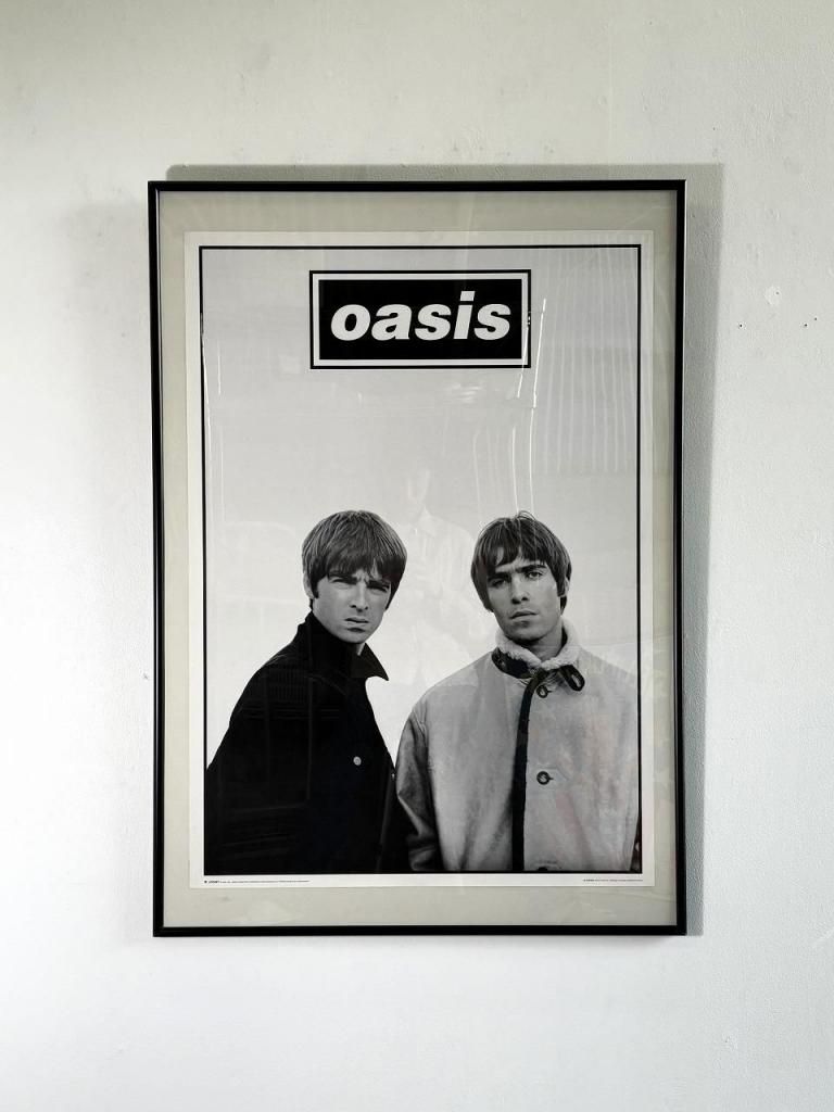 額付き　oasisポスター 90年代 1994/OASIS/NME Cover 400×300mm額付き | woodmarquee
