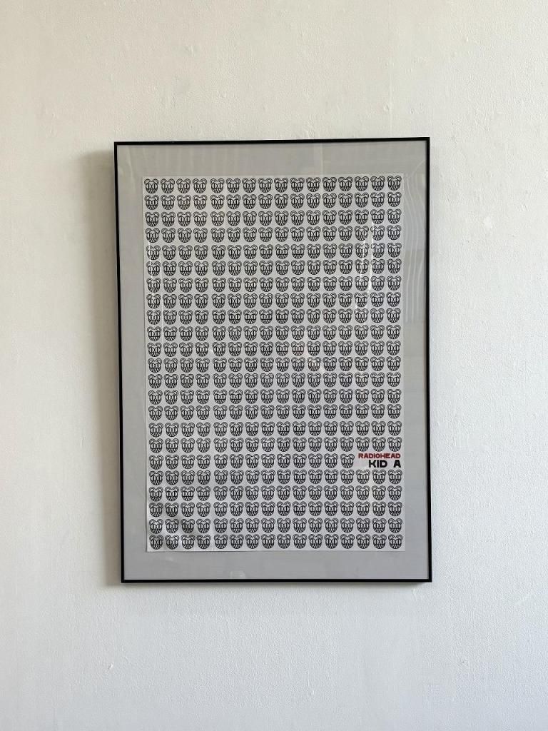 Radiohead ”Kid A” 額入りポスター - アンティーク、ビンテージ