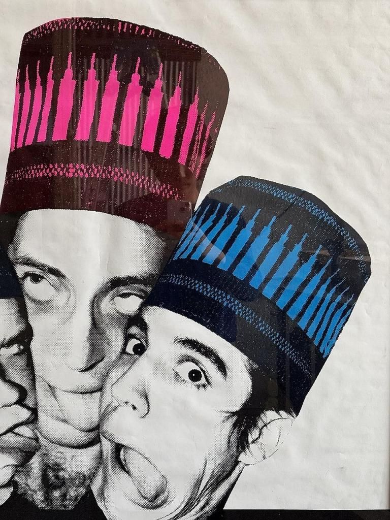 1980's ”Red Hot Chili Peppers” 額入り SUBWAY ポスター