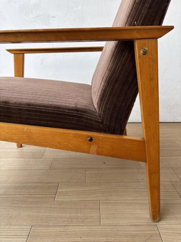 1960-70's ヴィンテージ ファブリック シングルソファ - アンティーク