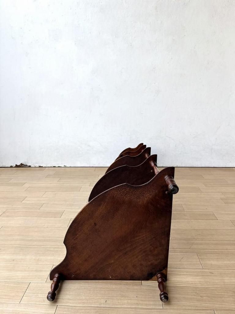 1910-30's ヴィンテージ ウッド コーナーシェルフ - アンティーク