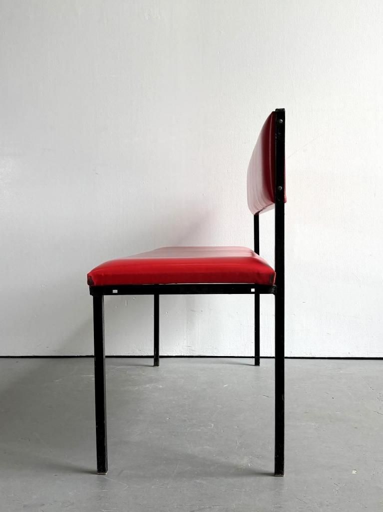 1960's ヴィンテージ ビニールレザー 2シーター ベンチ(同型2点