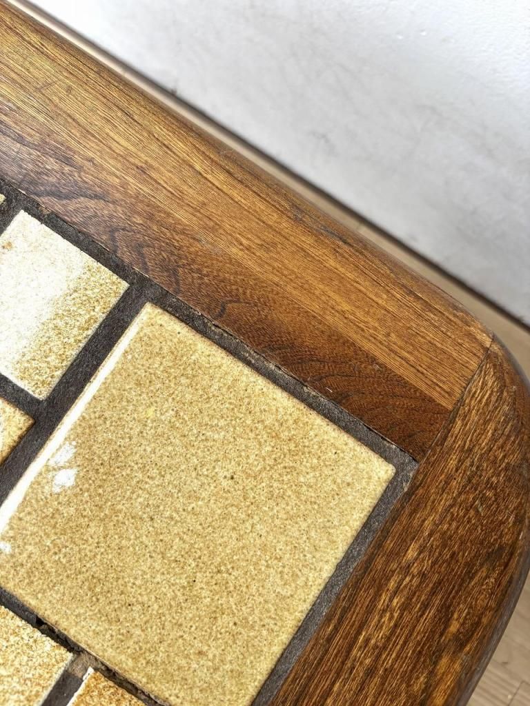 1970-80's ヴィンテージ タイルトップ サイドテーブル - アンティーク