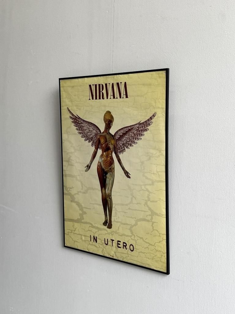 超スペシャル 90s ニルヴァーナ IN UTERO プロモーション ポスター 超スペシャル 90s ニルヴァーナ IN UTERO プロモーション