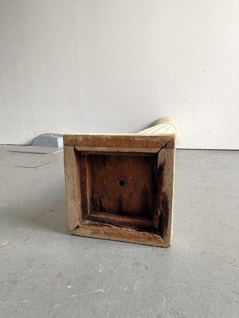 【古道具】アンティーク ウッドスタンド 木の塊 古道具】アンティーク ウッドスタンド 木の塊