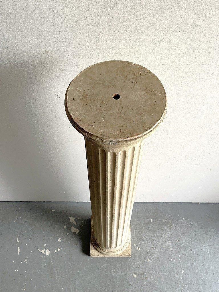 アンティーク　スタンド　ピラー　ディスプレイスタンド　花台　柱　店舗計器　美品 アンティーク スタンド ピラー ディスプレイスタンド 花台 柱