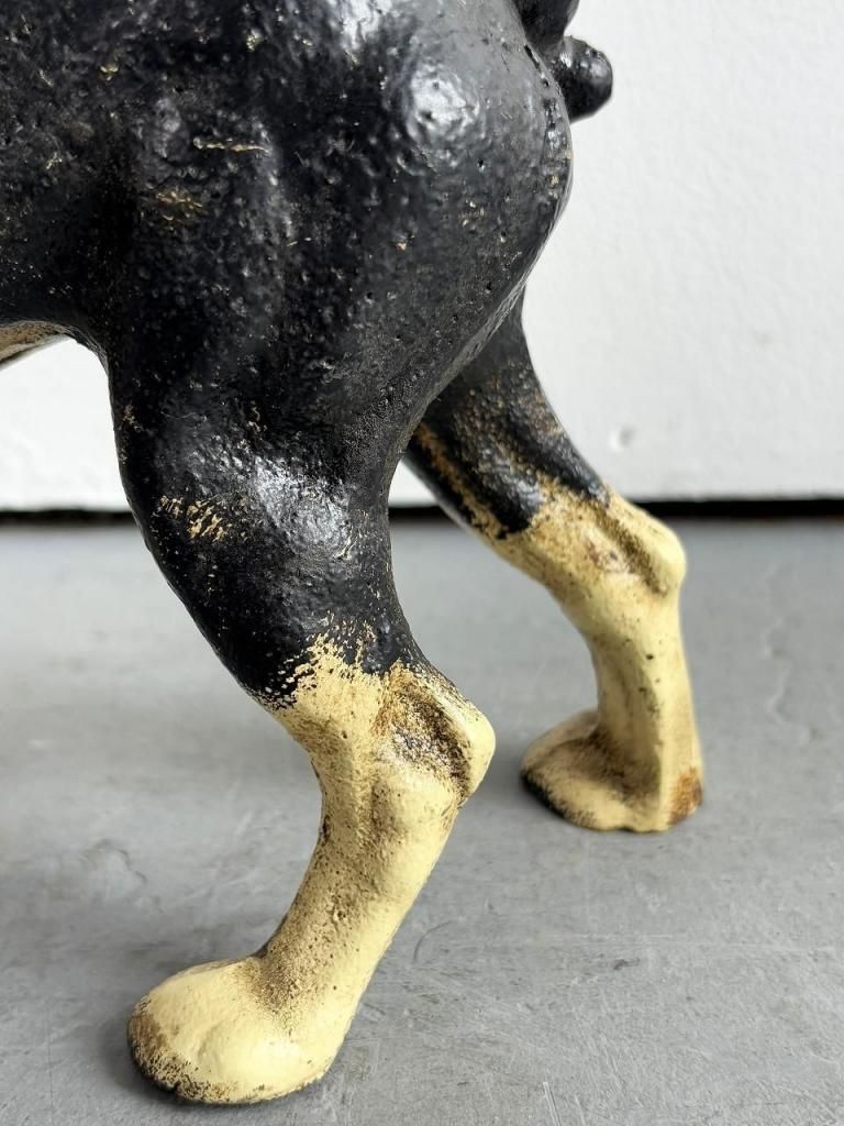 最終価格 ドアストッパー ボストンテリア ビンテージ アンティーク